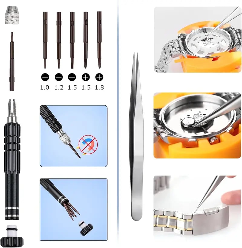 🔥Limited-time discount of 49%🔥Watch repair and maintenance tool kit⌚️