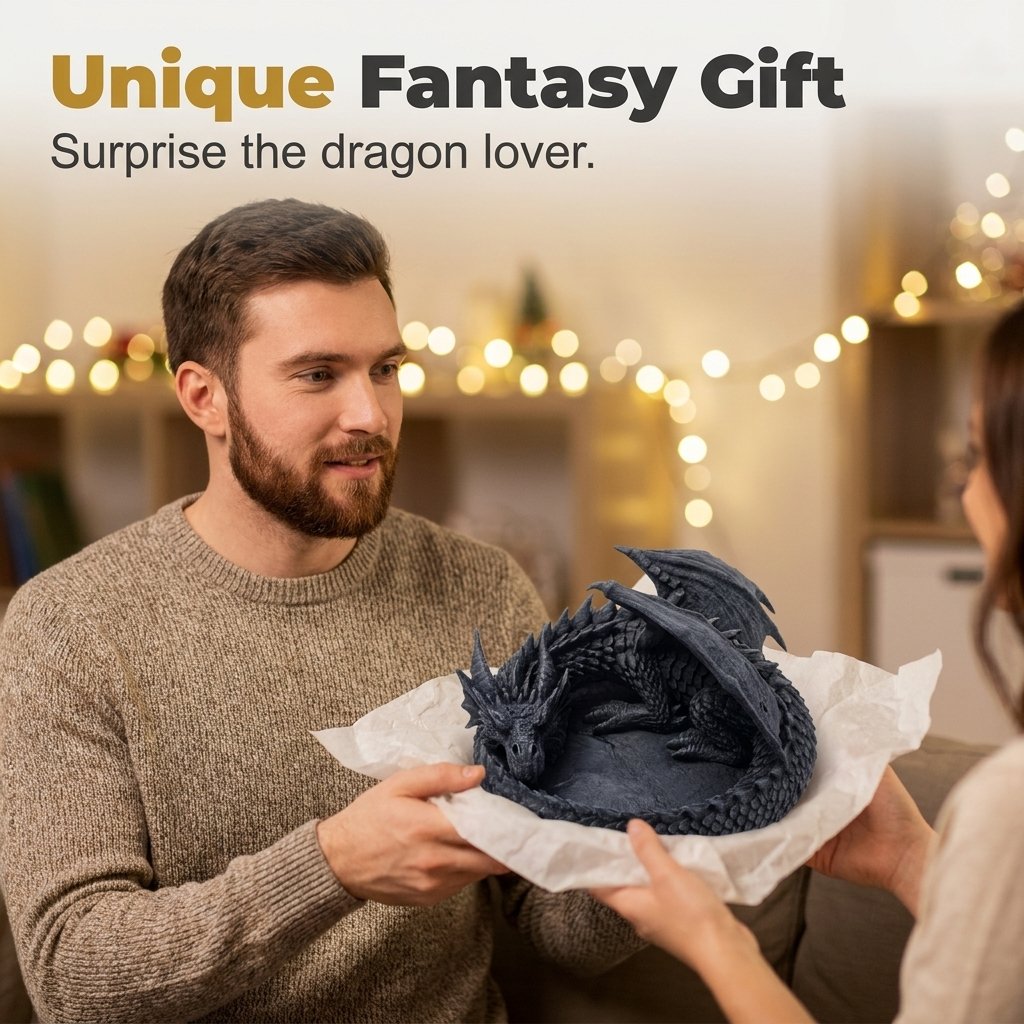 🐉 Dragon Guardian 3D Printed Jewelry Tray