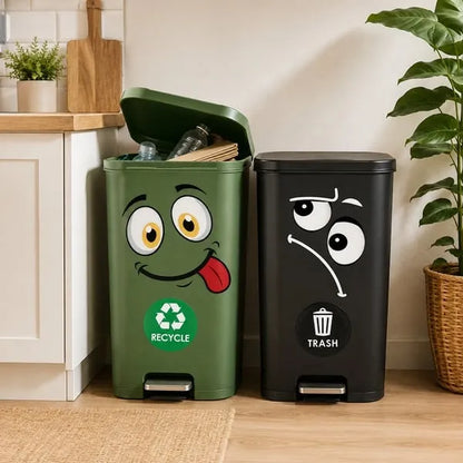 🌱 Eco-Friendly Funny Face Sticker Set(4 whimsical facial expressions from grinning to silly)