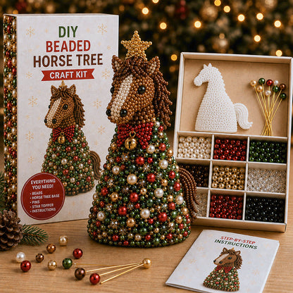 🐾 Animal-Themed Beaded Christmas Tree DIY Kit
