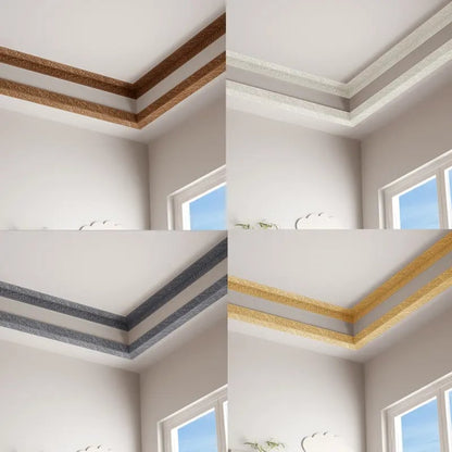 ✨Last Day 50% OFF✨4 Rolls Self-Adhesive Skirting Boards - 90 in Flexible Decorations
