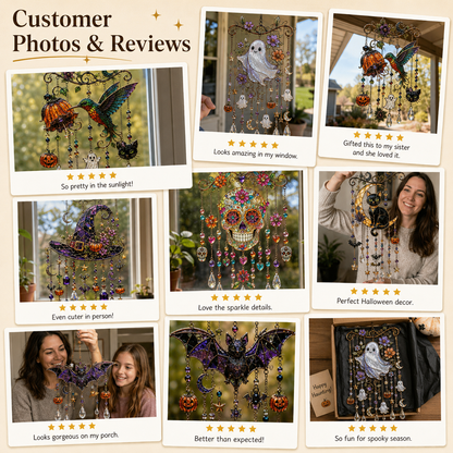 🔥Hot Sale 49% OFF🎃Halloween Suncatcher Wind Chime