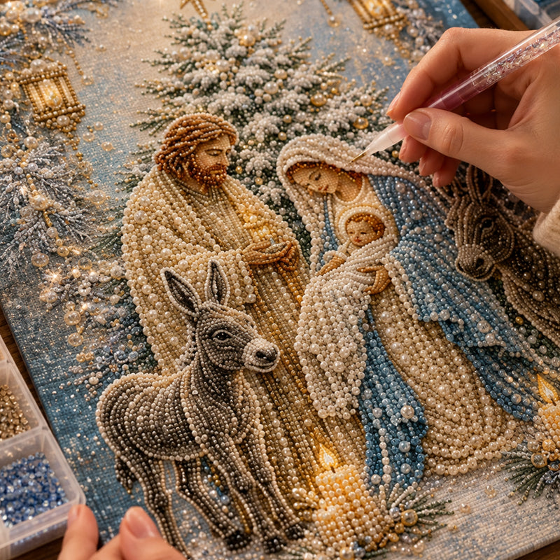 Nativity Scene Diamond Painting Kit