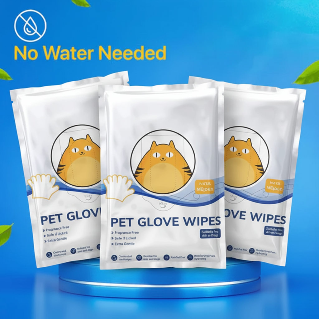 3 Pack Pet Glove Wipes
