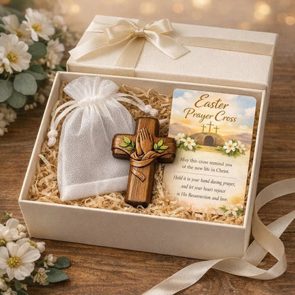 🔥Last Day SALE 50% OFF-✝️Handcrafted Pocket Prayer Wooden Cross