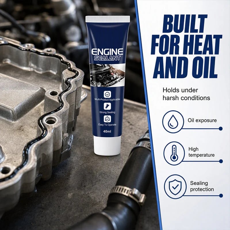 ⚙️Automotive Engine High Temperature Sealant 🔥Multi-Purpose Permanent Leak Sealing 🛠️Easy DIY Car Repair