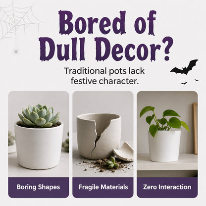 💀🎃Halloween Whimsical Hanging Leg Planter Hand-Painted Resin Succulent Pot💐(📦Buy 3 Free Shipping)