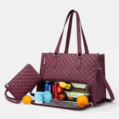 2026 Hot Sale 💝2 in 1 Tote Bag Lunch Bag Combo💝