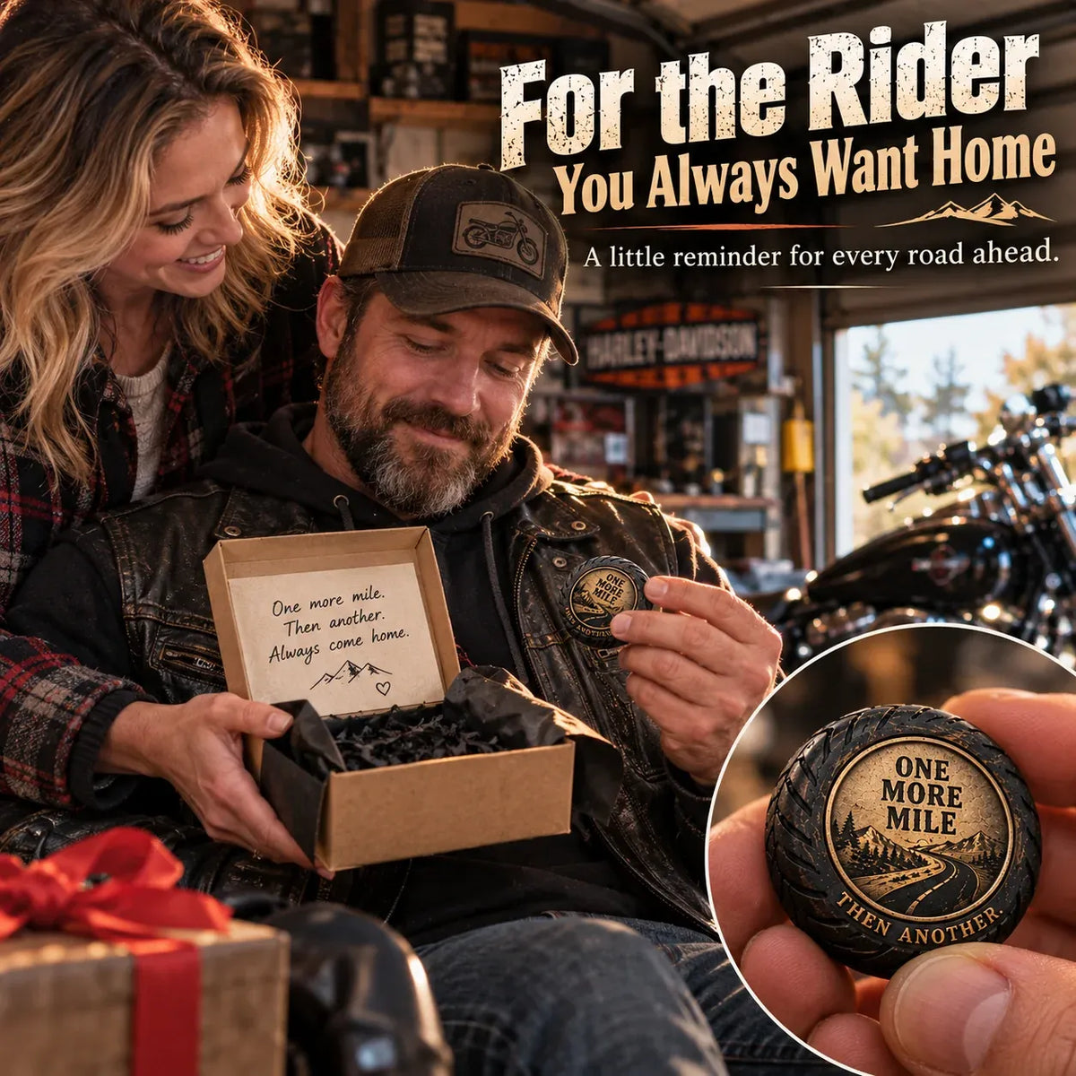 🔥Buy 3 Get 1 Free - 🏍️One More Mile™ Pocket Hug for Riders