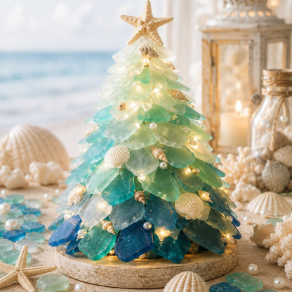 🌊🎄 DIY Sea Glass 3D Christmas Tree Kit