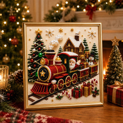 🎄Relaxing & Beginner-Friendly🎅 Premium 3D Pearl Christmas Wall Art Kit ⛄️❄️