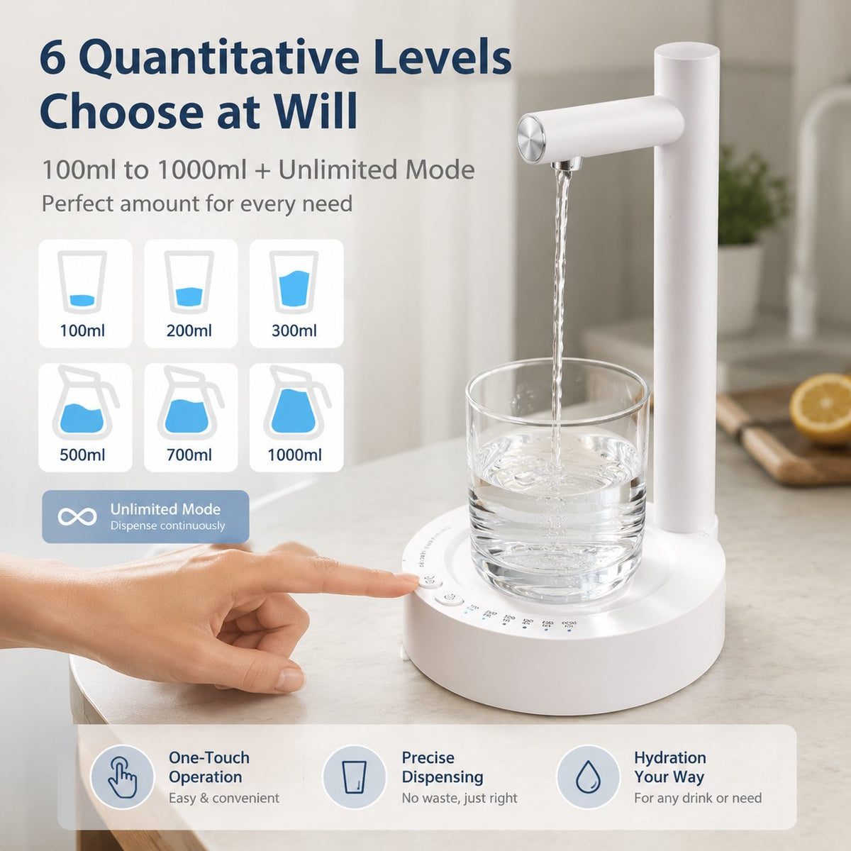 Desktop intelligent water pump