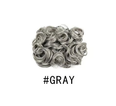 💃Messy Curly Dish Bun✨