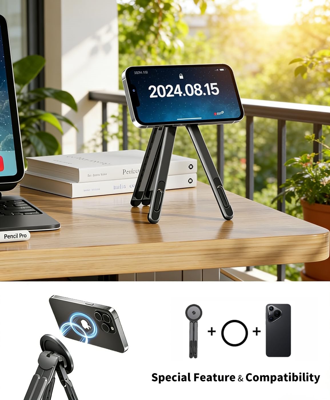 🎁Last Day 70% OFF 🔥3-in-1 Magnetic Foldable Laptop Stand
