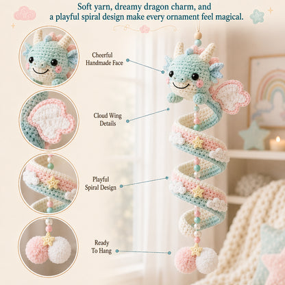 🔥Buy 3, Get 1 Free 🔥🐉 DIY Dragon Spiral Hanging Ornament Kit