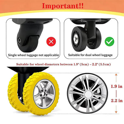 Luggage Suitcase Wheels Protection Covers⏳
