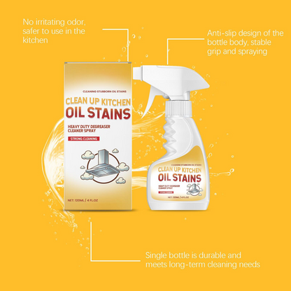 🧽50% OFF ✨Powerful Oil Removal Cleaning Spray Kitchen Heavy Oil Busters!