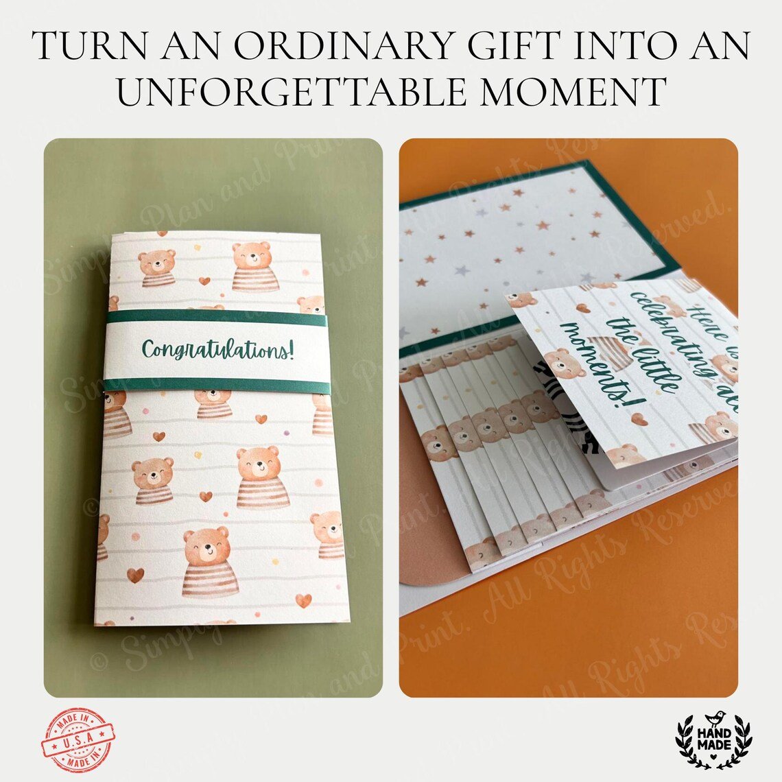 🎁LAST DAY 50% OFF - 🎂✨ Handmade Waterfall Birthday Gift Card Booklet💖