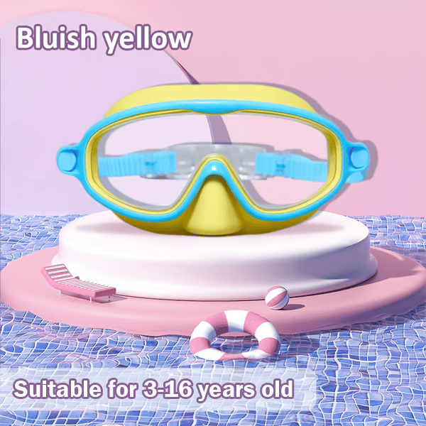 🏊‍♀️Summer is coming🏊‍♀️-HD children's large frame waterproof and anti-fog swimming goggles