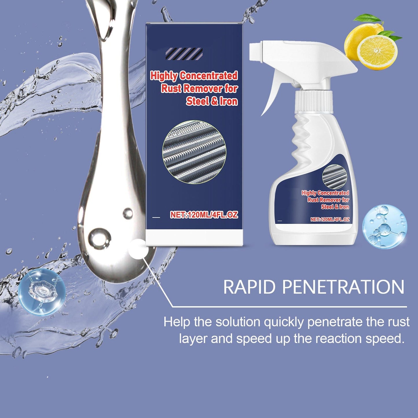 🏆Last Day Sale -50% OFF⚡Highly Concentrated Rust Remover for Steel & Iron – Deep-Acting, Effortless, and Metal-Safe