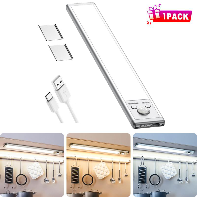 TAILEDEN Under Cabinet Lights,76LED Motion Sensor Night Light Indoor