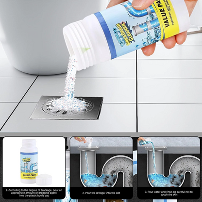 ✨LAST DAY 50% off✨ Powerful Sink Drain Cleaner - All-Purpose Pipe Dredging Powder for Home
