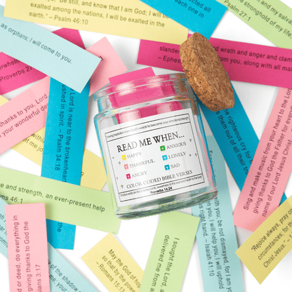 ✝️ Bible Verse Jar • Divine Encouragement for Every Moment ✨ Handmade 90 Day Bible Verses Jar