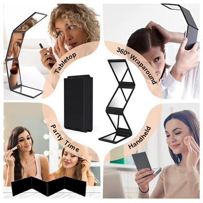 💥360° Folding Self Haircut & Makeup Mirror -  Head Back View Available