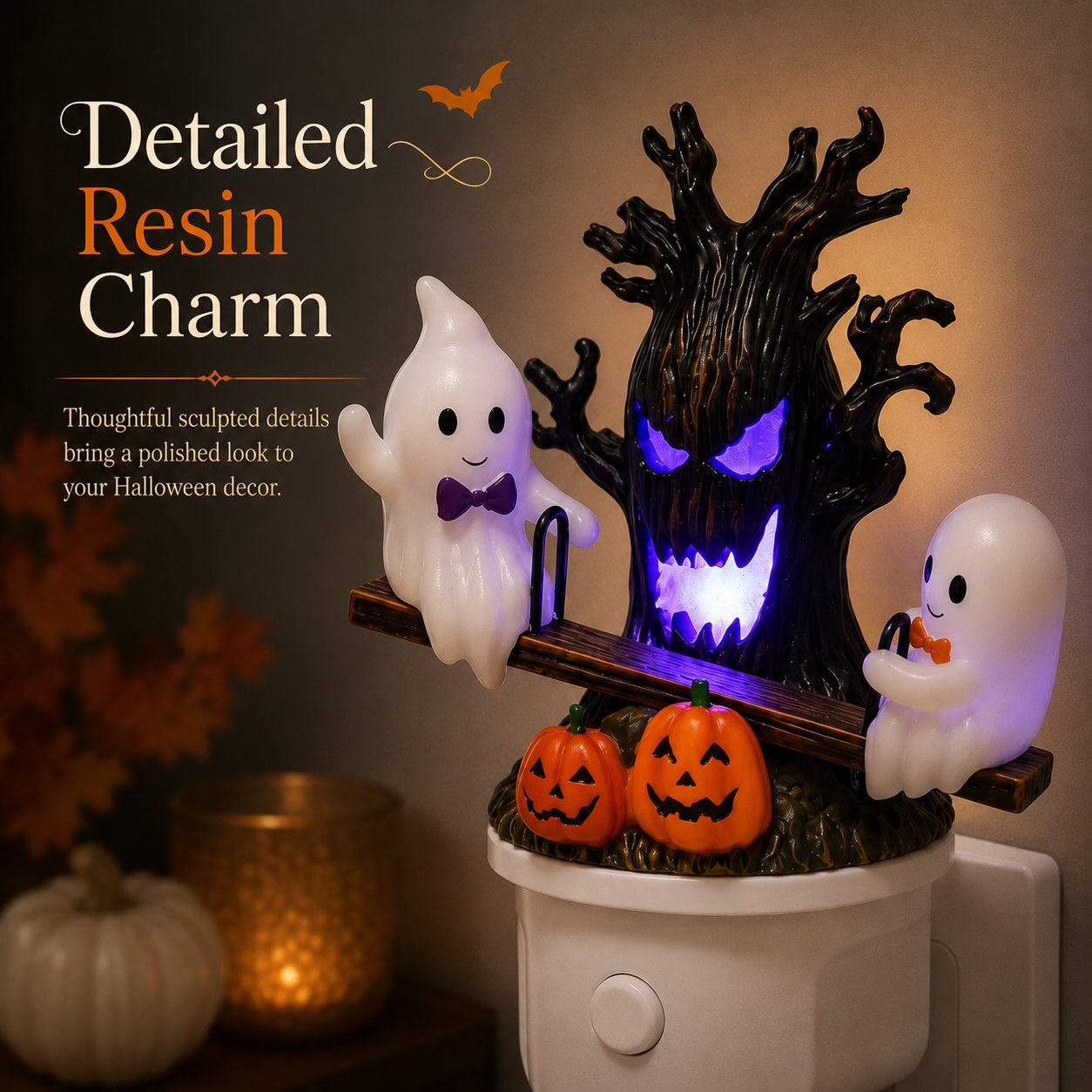 ✨Cute Halloween Glow 👻Pumpkins & Glowing Spooky Tree