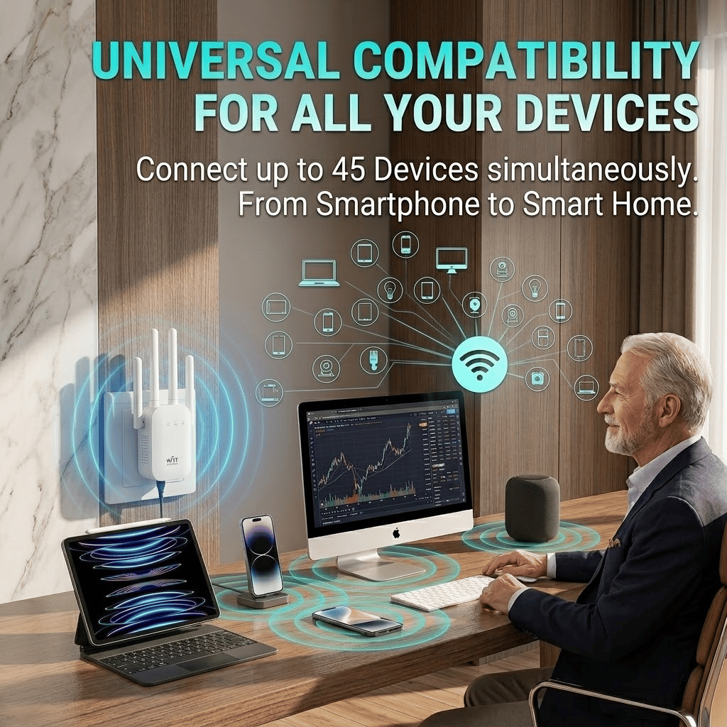 🔥Last Day 70% OFF🔥The Velocity Prime: 1200Mbps Ultra-Speed WiFi Repeater