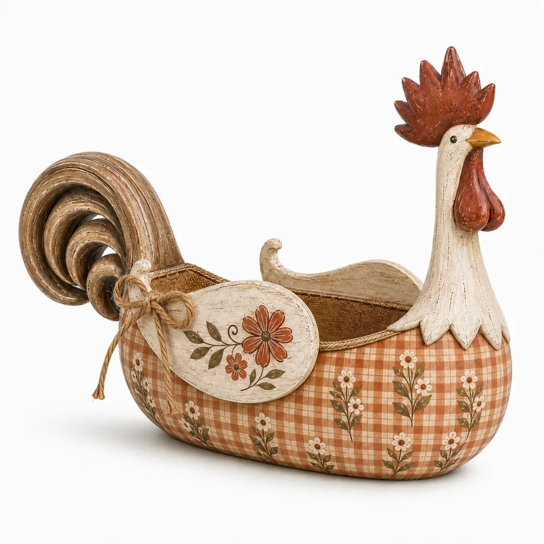 🔥Vintage Farmhouse Rooster Utensil Holder