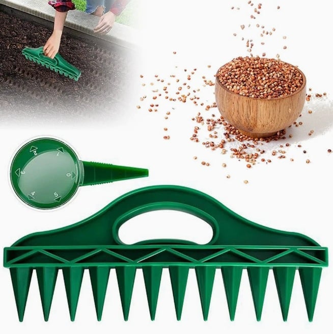 Transform Your Garden🌱 - ✨Professional Garden Dibber – Effortless Seed Planting Tool
