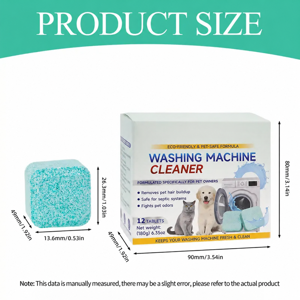 ⚡50K+ SOLD!🔥🔥SOPAMI Eco-Friendly Washing Machine Cleaner Fights Pet Odors⏳