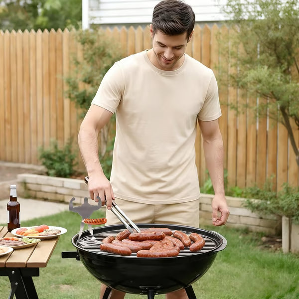 🔥 The Grill King – The Funniest Way to Serve Perfectly Grilled Sausages
