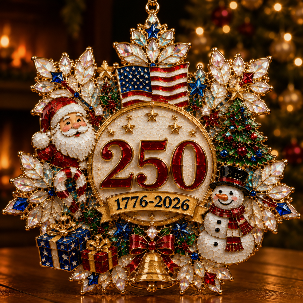 🔥Last 30pcs🔥✨ Limited anniversary edition✨⏰42% OFF!🔥Snowflake Christmas tree ornament
