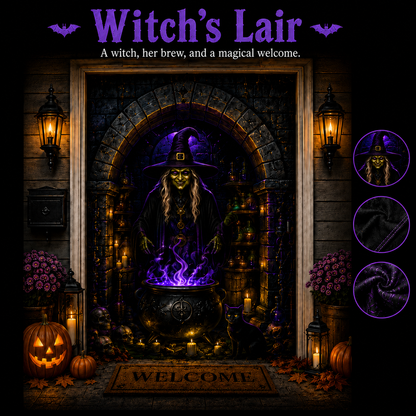 🎃Halloween Portal Door Curtain – Realistic Spooky Door Decor