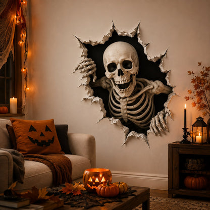 🔥Last Day 50% OFF-Halloween Break-In 3D Wall Decals