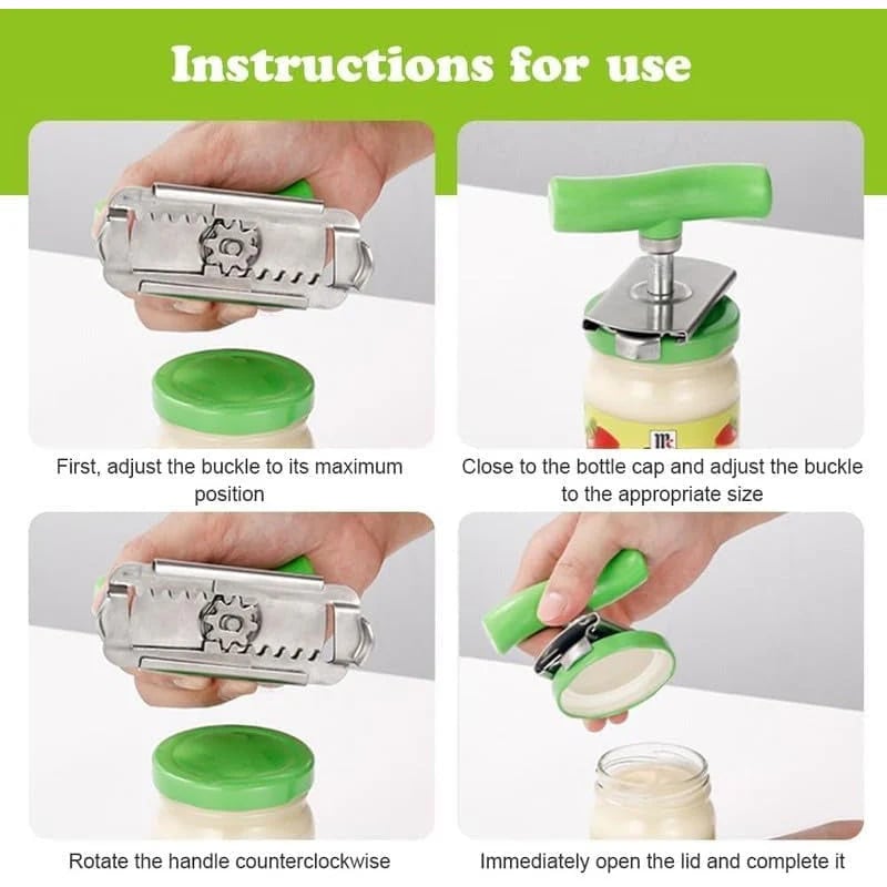 💪LAST DAY 70% off🫙 Adjustable Jar Opener Easy Lid Remover