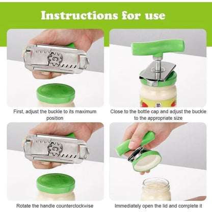💪LAST DAY 70% off🫙 Adjustable Jar Opener Easy Lid Remover