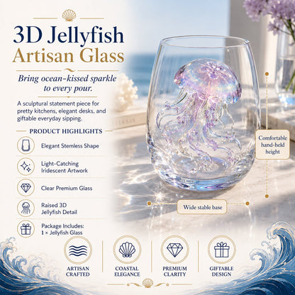 🔥✨ 3D Animal Floral Glass Tumbler | For Prettier Sips, Sunlight-Catching Details, Nature Charm & Elegant Everyday Drink Vibes 🌸🐾
