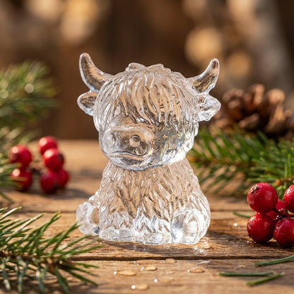 🐮🧊 Mini Highland Cow Ice Cube & Dessert Mold 🍪 Cute 3D Ice for Drinks, Parties & Gifts🎁