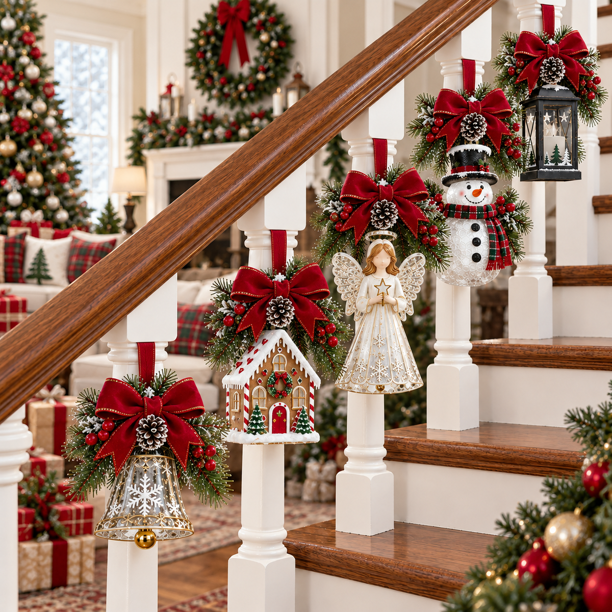 Christmas Stair Glow daytime appearance