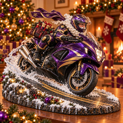 🔥HOT SALE 49% OFF🏍️🎅 Santa’s Ride Home – Christmas Motorcycle Keepsake Collection💨