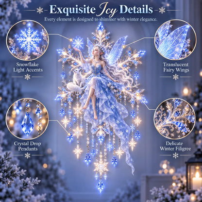 🔥 Last Day 49% OFF❄️Ice Snow Elf Starfall Wall Light