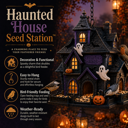🎃 Halloween Bird Feeder Collection™ – Spooky Hanging Garden Decor & Wild Bird Feeder