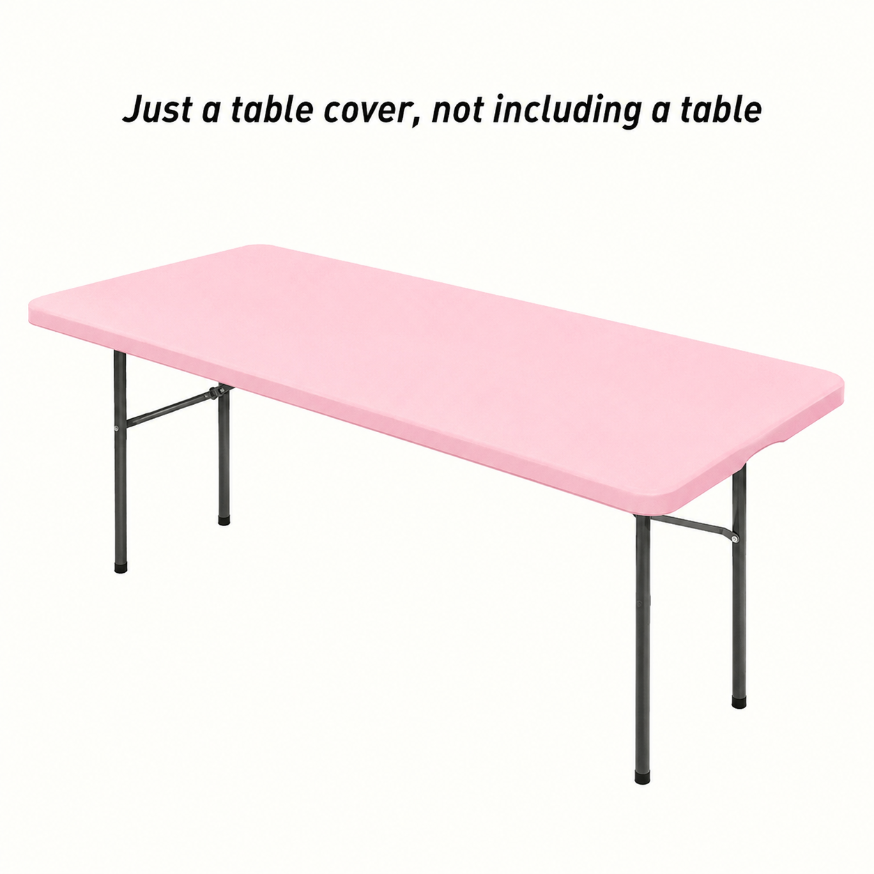 🌸 LIMITED TIME 60% OFF! ✨Pack Stretch Fabric Table Top Cap Cover, fits 4ft/6ft/8ft Tables