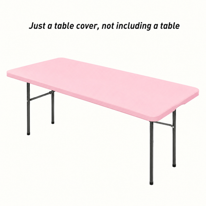 🌸 LIMITED TIME 60% OFF! ✨Pack Stretch Fabric Table Top Cap Cover, fits 4ft/6ft/8ft Tables