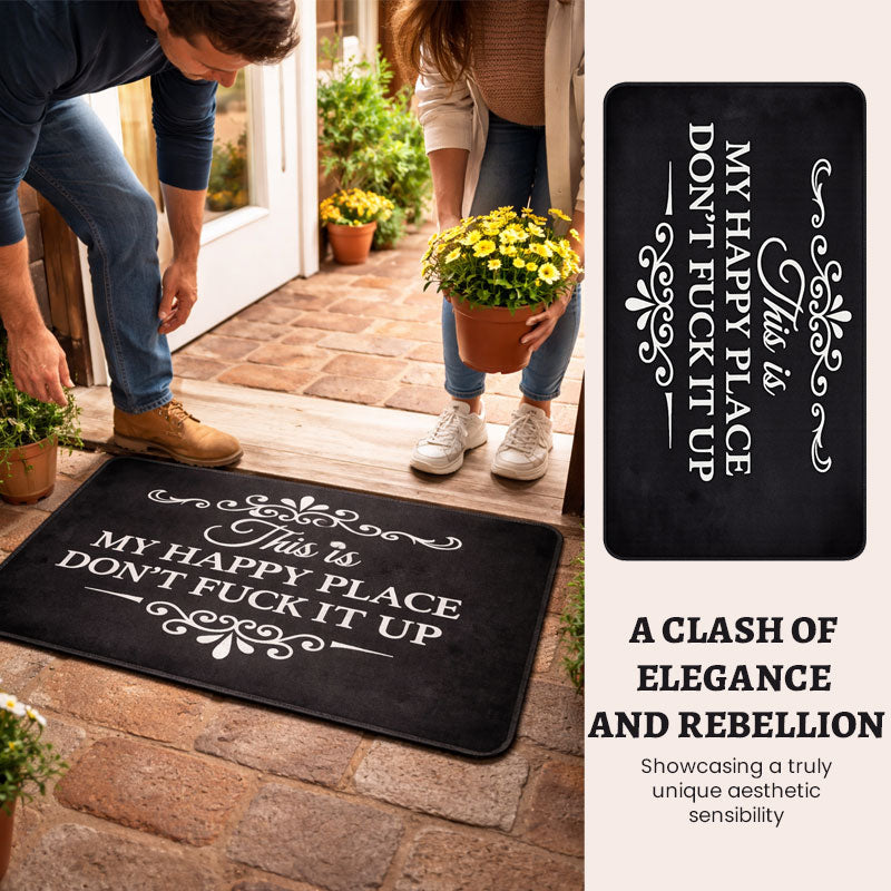 🔥Last Day 49% OFF🔥“This Is My Happy Place” Doormat