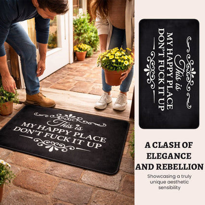 🔥Last Day 49% OFF🔥“This Is My Happy Place” Doormat