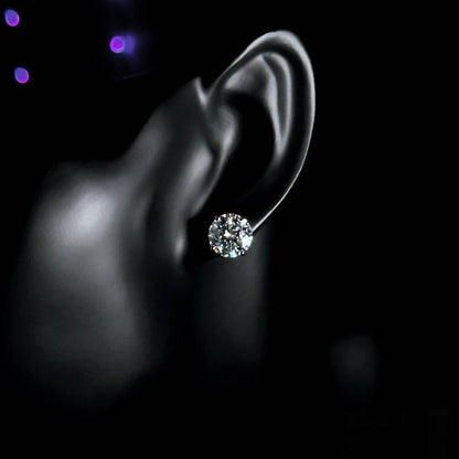 🔥2026 Hot Sale !🔥925 Silver Classic 4-Prong Moissanite Earrings